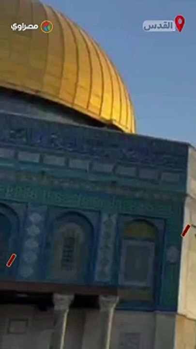 صلاة عيد الأضحى من صحن قبة الصخرة بالمسجد الأقصى المبارك