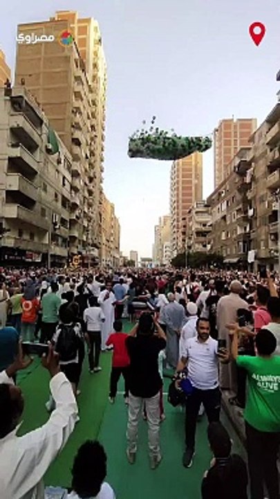 أجواء عيد الأضحى المبارك من ساحة مسجد سيدي بشر بالإسكندرية