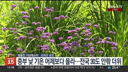 [날씨] 다시 더워진 오늘…구름 적고 맑은 하늘, 강한 자외선 주의