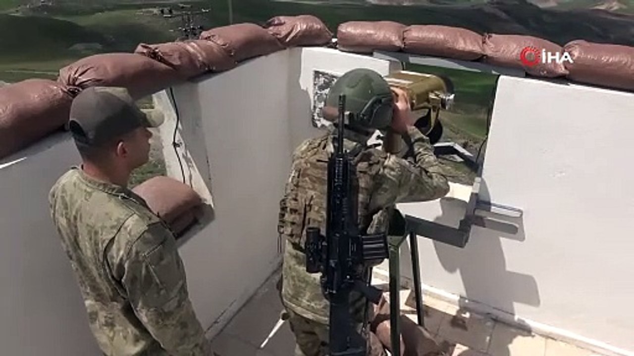 Hudut Kartalları bayramda da vatan nöbetinde