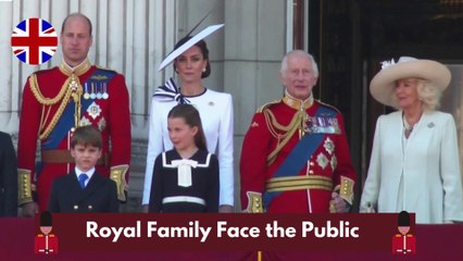 Royal Family Face the Public at Trooping the Colour Flypast | 2024 News UK