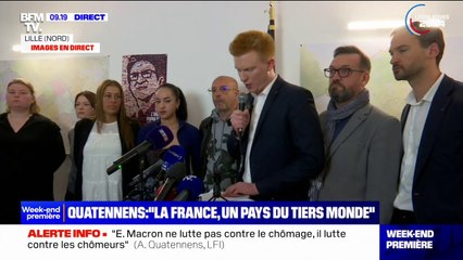 Adrien Quatennens (LFI): "Emmanuel Macron ne lutte pas contre le chômage, il lutte contre les chômeurs"