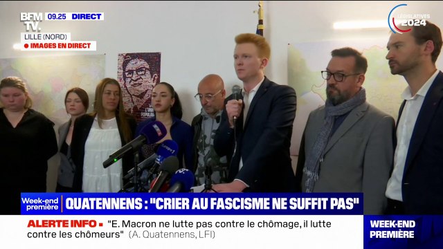 Adrien Quatennens: Dans moins de trois semaines, la France peut être gouvernée par les fascistes pour la première fois depuis la Seconde guerre mondiale