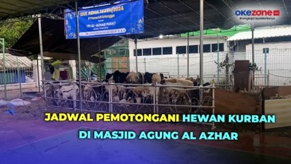 Puluhan Hewan Kurban di Masjid Agung Al-Azhar Jakarta Bakal Dipotong Besok Senin