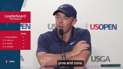 McIlroy 'excited' heading into tight U.S. Open final day