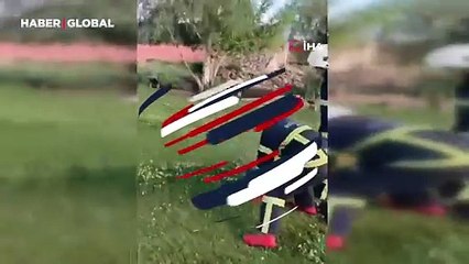 Faciaya ramak kalmıştı: Alev alan tüpün patlaması önlendi