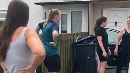 Loving aunt engulfed in joy as niece pays her a surprise visit