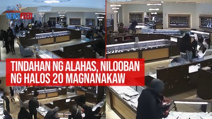 Скачать видео: Tindahan ng alahas, nilooban ng halos 20 magnanakaw | GMA Integrated Newsfeed