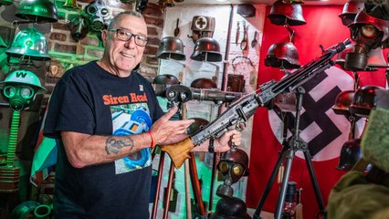 Amateur historian amasses huge £50k collection of war memorabilia in 3-bed home