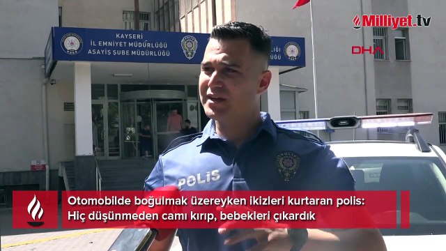 Ölmek üzere olan 2 yaşındaki ikizleri kurtaran kahraman polis konuştu!