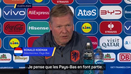 Koeman : "Peut-être l'équipe de France est un peu plus favorite que les autres"