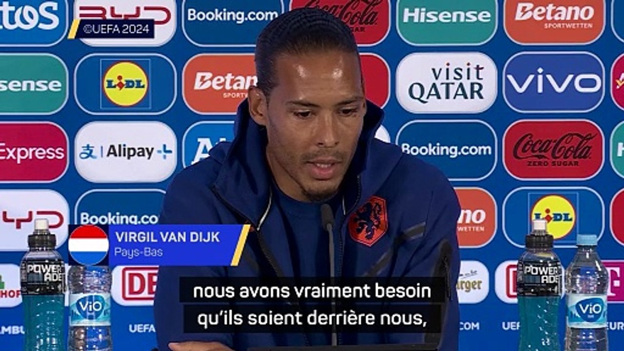 Van Dijk : "Nous devons être unis en tant que pays tout entier"
