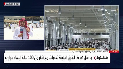 العربية ترصد انسيابية حركة الحجاج في منشأة رمي الجمرات وحركة التفويج بدفعات إلى الحرم المكي