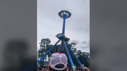 États-Unis : 28 personnes coincées 30 minutes la tête à l’envers dans un manège