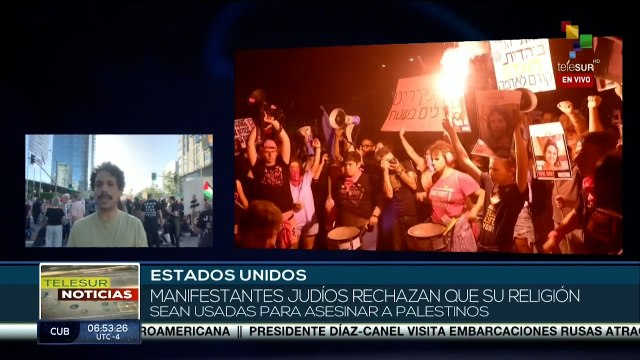 En EE.UU. activistas judíos a favor de Palestina realizan protestas en campaña de Joe Biden