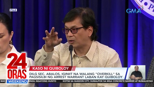 DILG Sec. Abalos, iginiit na walang overkill sa pagsisilbi ng arrest warrant laban kay Quiboloy | 24 Oras Weekend