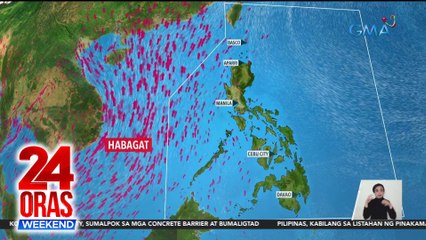 Habagat, magpapaula sa kanlurang bahagi ng Southern Luzon at Visayas | 24 Oras Weekend