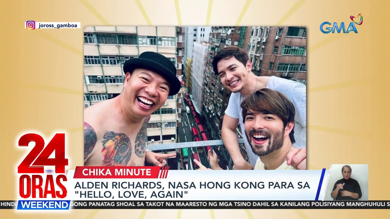 Alden Richards, nasa Hong Kong para sa "Hello, Love, Again" | 24 Oras Weekend