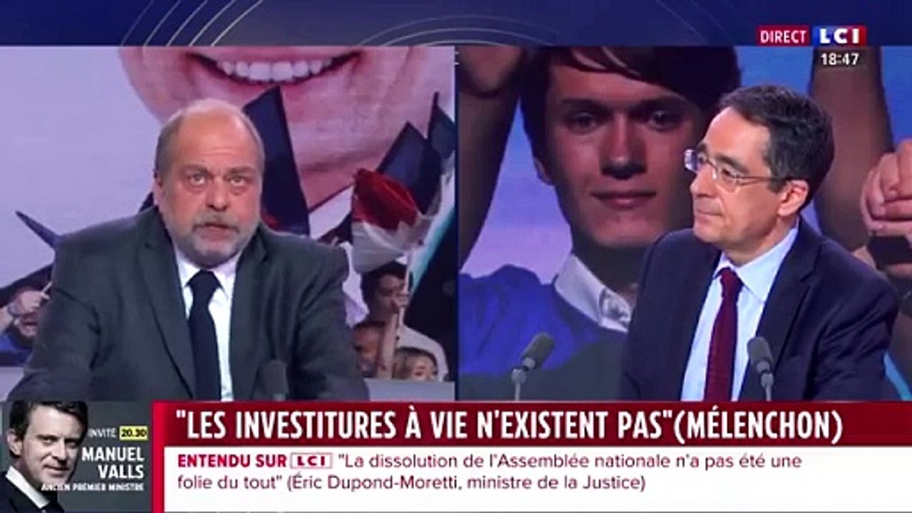 Législatives : à Nice, "Graig Monetti est un très bon candidat" face à Eric Ciotti, salue le ministre de la justice Eric Dupond-Moretti