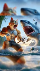 father son cats Shark vs cats thriller story