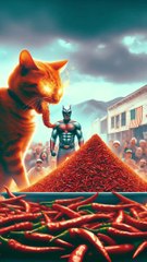 Batman vs cats food challenge wait for end story