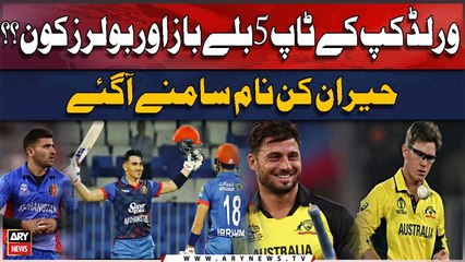 Top 5 Batters & Bowlers in T20 World Cup 2024