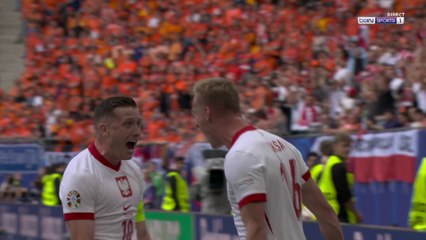 Sans Lewandowski, la Pologne crée la surprise face aux Pays-Bas 🇵🇱