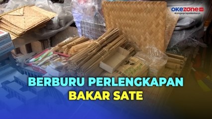 Warga di Koja Berburu Perlengkapan Bakar Sate Jelang Iduladha