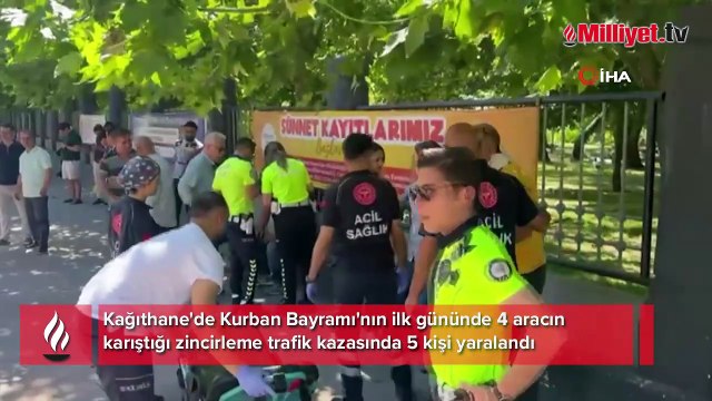 İstanbul'da feci kaza! Kafaya kafaya çarpıştılar: Yaralılar var