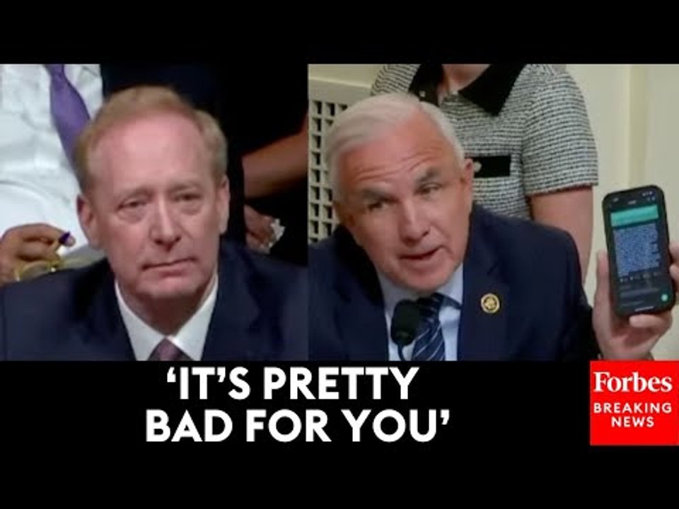 Carlos Gimenez Confronts Microsoft President About 'Cozy' China Relations, Cites AI-Generated Answer