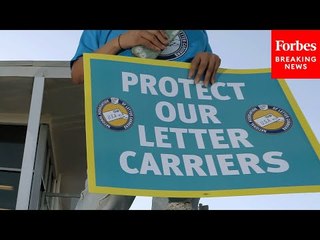 National Letter Carriers Association Holds Rally To Pass Legislation To Protect Postal Workers