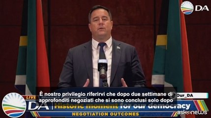 Sudafrica, raggiunto accordo di coalizione per Ramaphosa presidente