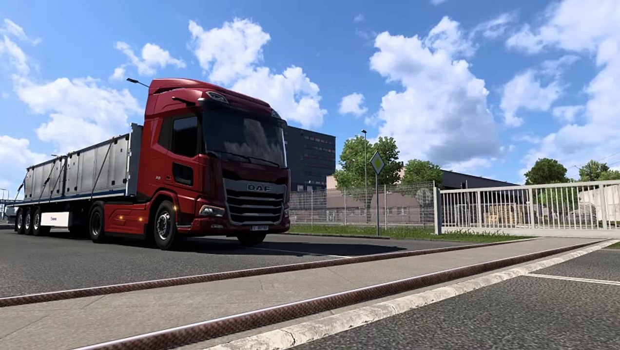 Euro Truck Simulator Gameplay