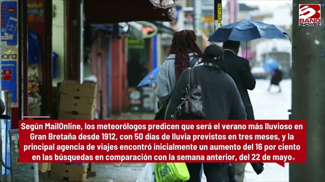 Enorme aumento en las reservas de británicos para viajar al extranjero tras la predicción del 'verano más lluvioso jamás visto'
