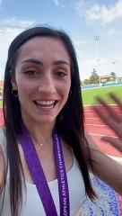 Il saluto di Alice Mangione ai tifosi della Lazio