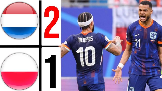 Poland vs Netherlands (2-1) UEFA EURO 2024 | HIGHLIGHTS , Gakpo , Weghorst , Goals