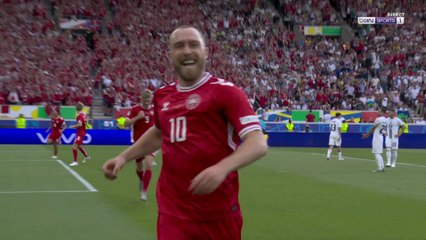 Eriksen conclut un mouvement magnifique et lance le Danemark !