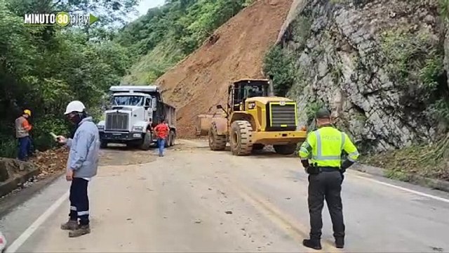 No hay un tiempo estimado para la apertura de la vía Bolombolo, Santa Fe de Antioquia