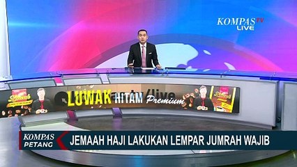 Jemaah Haji Berbondong-bondong Menuju Jamarat Tunaikan Lempar Jumar Aqabah