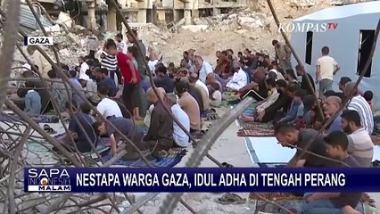 Warga Gaza Laksanakan Salat Iduladha di Antara Reruntuhan Masjid