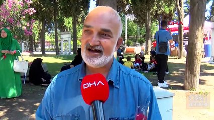 Şehitlikte hüzünlü bayram...