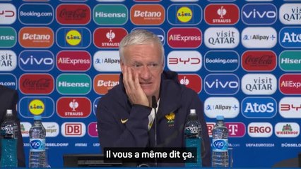 Bleus - Deschamps s'amuse du concours de beauté entre Thuram et Mbappé