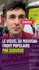 Le graphiste Dugudus nous dévoile la création du visuel du Nouveau Front populaire