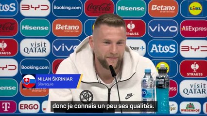 Slovaquie - Škriniar : "J'ai essayé de stopper Lukaku durant 3 saisons, j'ai eu du mal"
