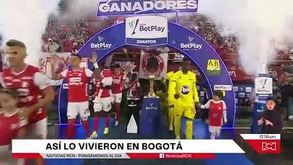 ¡Fútbol en paz! Buen comportamiento de los hinchas en la final de la Liga BetPlay