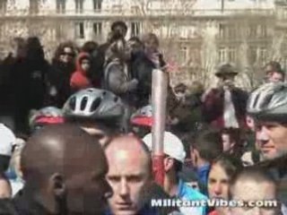 Paris, parcours de la flamme et opposition pour le Tibet