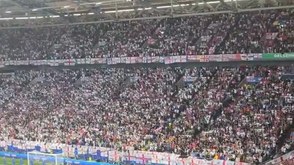 Euro 2024: La espectacular interpretación de 'God Save the King' de la afición de Inglaterra