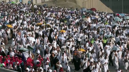 O último grande ritual da peregrinação do Hajj na Arábia Saudita