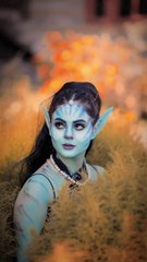 A girl in avatar costume|| Avatar