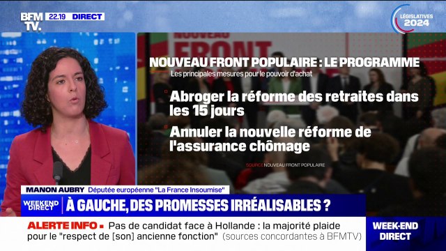 Manon Aubry (LFI): Emmanuel Macron a été un tocard de l'économie